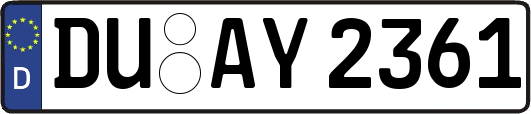 DU-AY2361