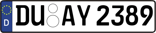 DU-AY2389