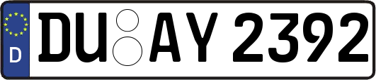 DU-AY2392