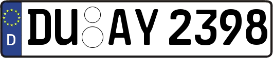 DU-AY2398