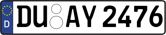 DU-AY2476