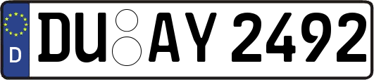 DU-AY2492