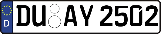 DU-AY2502