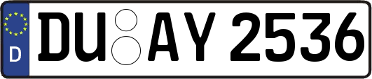 DU-AY2536