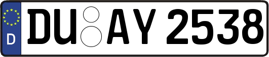 DU-AY2538
