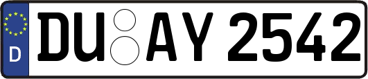 DU-AY2542