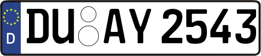DU-AY2543