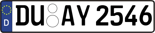 DU-AY2546