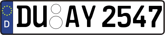 DU-AY2547