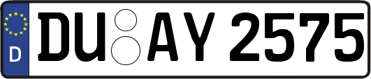 DU-AY2575