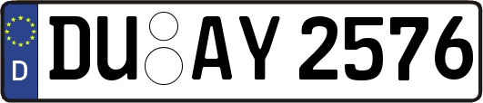 DU-AY2576