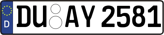 DU-AY2581