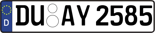 DU-AY2585