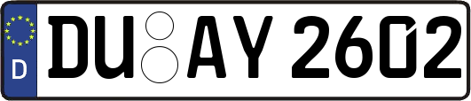 DU-AY2602