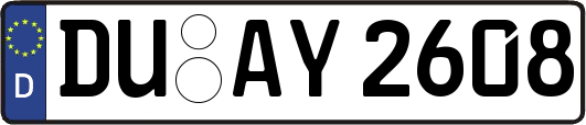 DU-AY2608