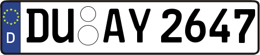 DU-AY2647