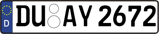 DU-AY2672