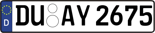 DU-AY2675