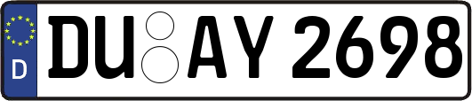 DU-AY2698