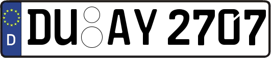 DU-AY2707
