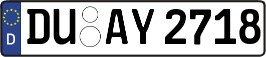 DU-AY2718