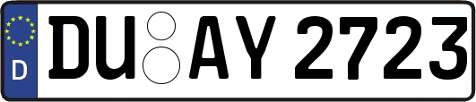 DU-AY2723