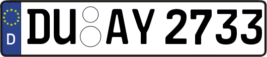 DU-AY2733