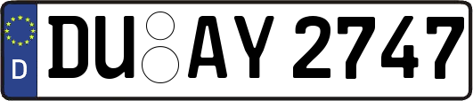 DU-AY2747