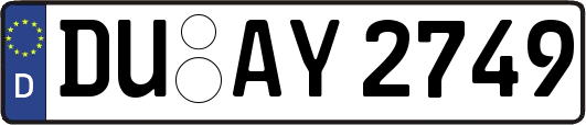 DU-AY2749