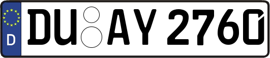 DU-AY2760