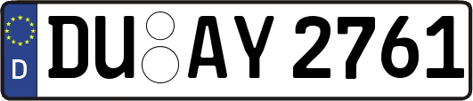 DU-AY2761