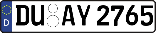 DU-AY2765