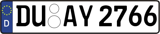 DU-AY2766