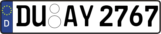 DU-AY2767
