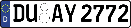 DU-AY2772