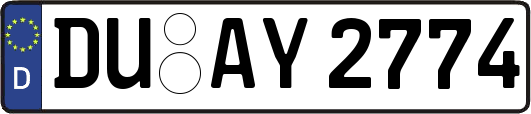 DU-AY2774