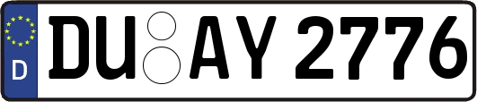 DU-AY2776
