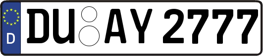 DU-AY2777
