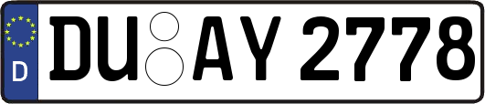 DU-AY2778