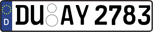 DU-AY2783