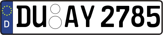 DU-AY2785