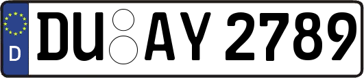 DU-AY2789