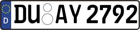 DU-AY2792