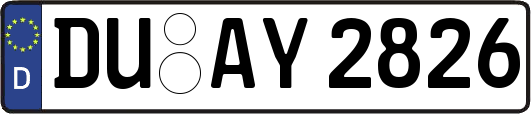 DU-AY2826