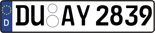 DU-AY2839