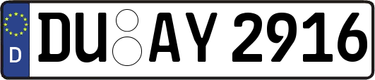 DU-AY2916