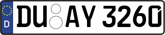 DU-AY3260