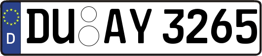 DU-AY3265