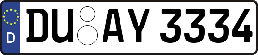 DU-AY3334