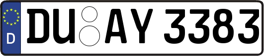DU-AY3383